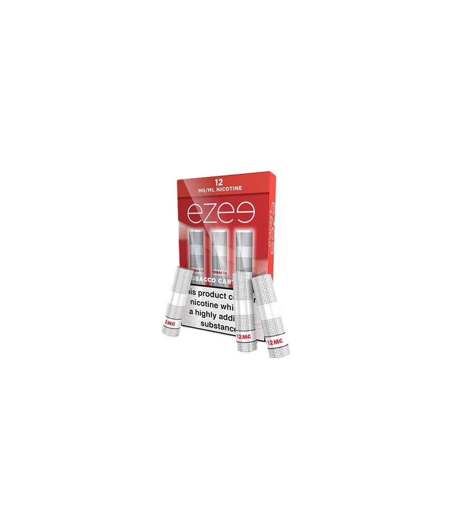 12mg Ezee E-cigarette Cartridges Tobacco 1050 Puffs