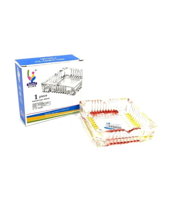 Qianli Natural Type Multi colour Glass Ash Tray- G1016-4