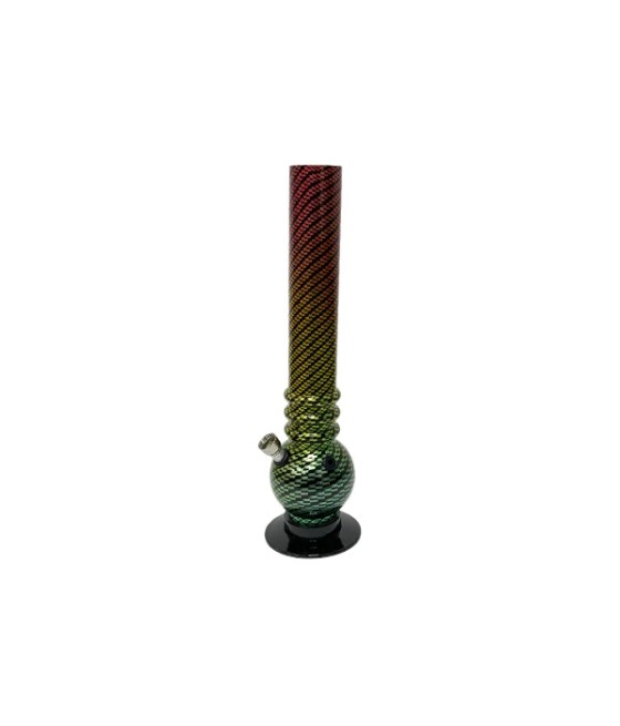 14" Carbon Fibre Print Acrylic Bong - FPY No.2 (GS2071)