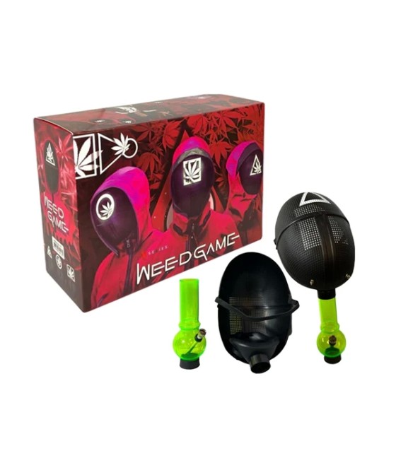 Weed Game Acrylic Mask Bong - GS1151 (WG-011)
