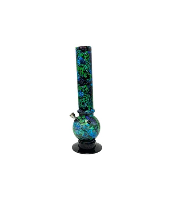 14" Mix Colour Graffiti Design Acrylic Bong - FAY (GS0212)