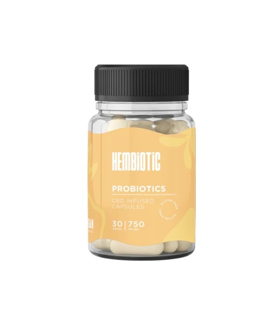 Hembiotic 750mg Functional CBD Capsules - 30 Caps
