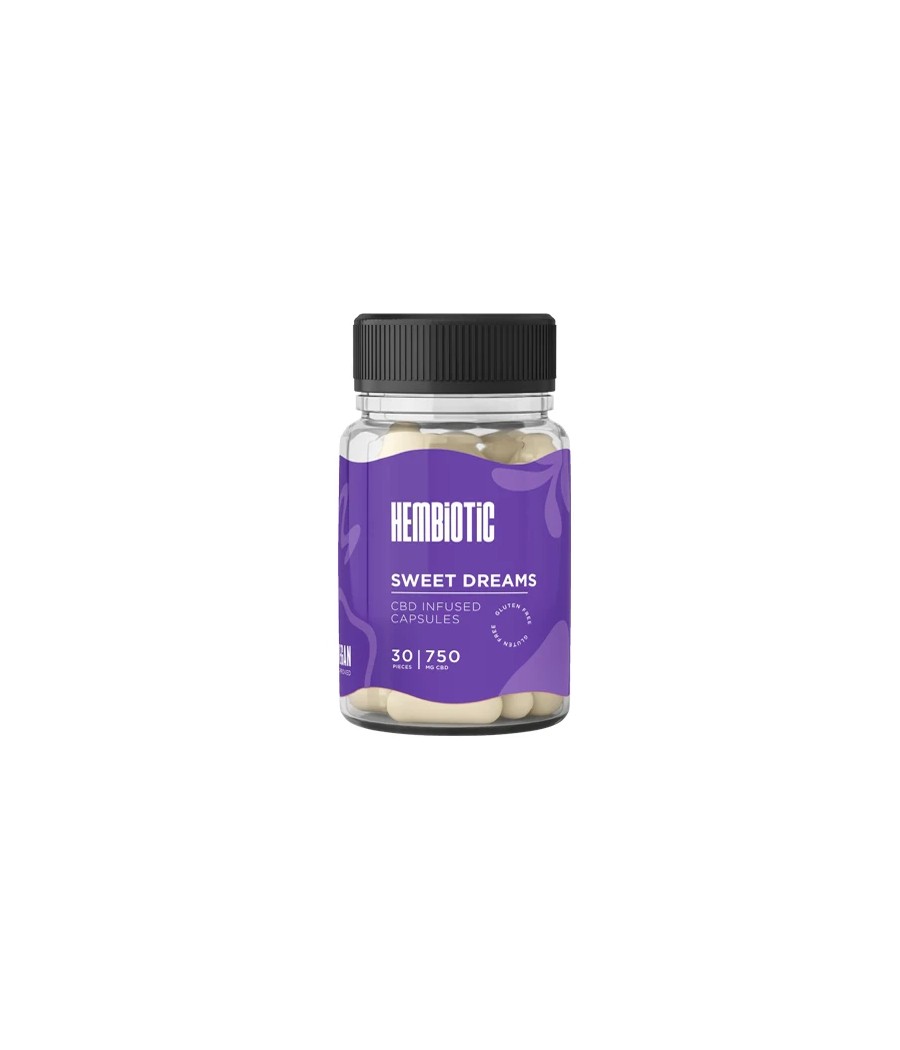 Hembiotic 750mg Functional CBD Capsules - 30 Caps