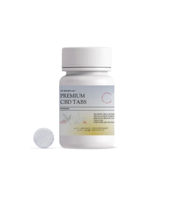 The Beemine Lab 450mg CBD Premium CBD Tabs - 30 tabs