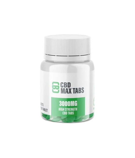 CBD Asylum 3000mg CBD Max Tablets - 100 Caps (BUY 1 GET 2 FREE)
