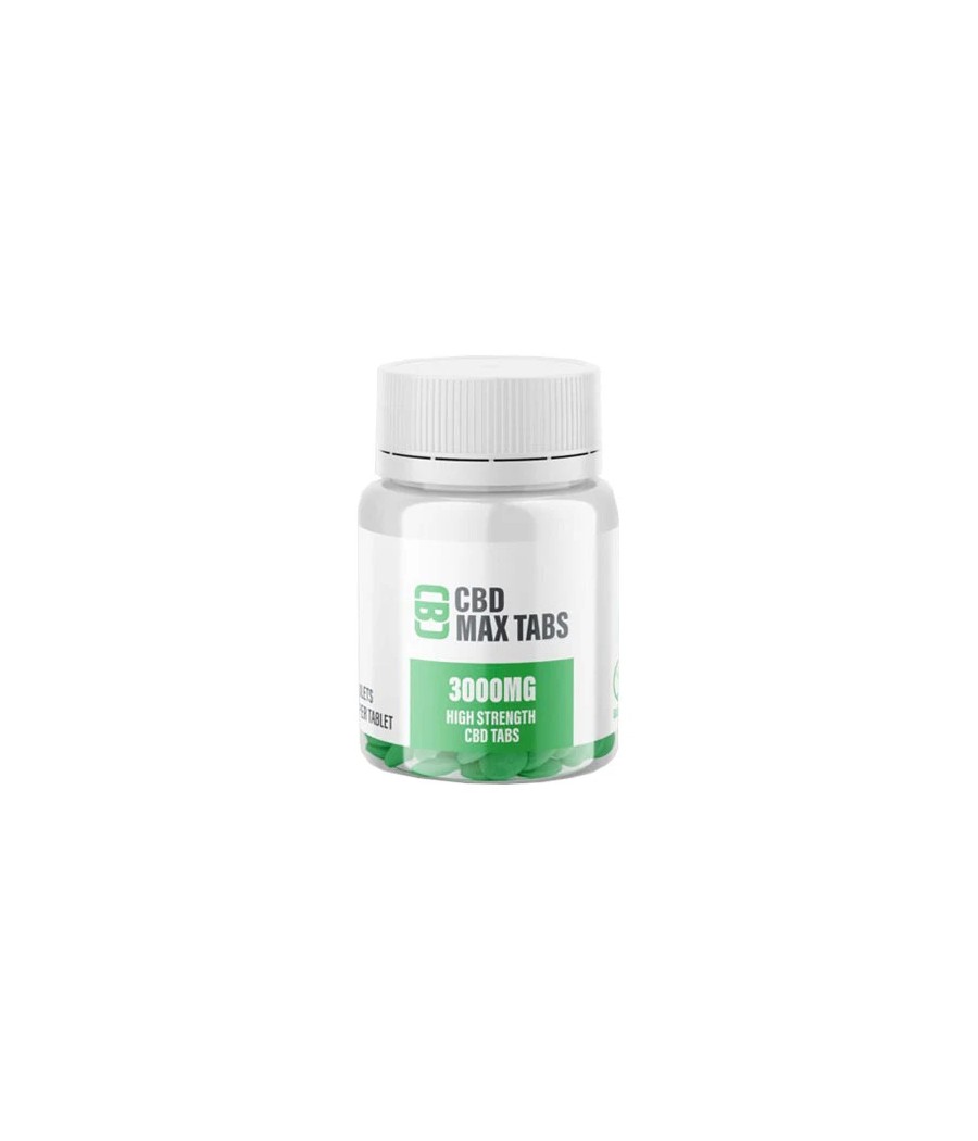 CBD Asylum 3000mg CBD Max Tablets - 100 Caps (BUY 1 GET 2 FREE)