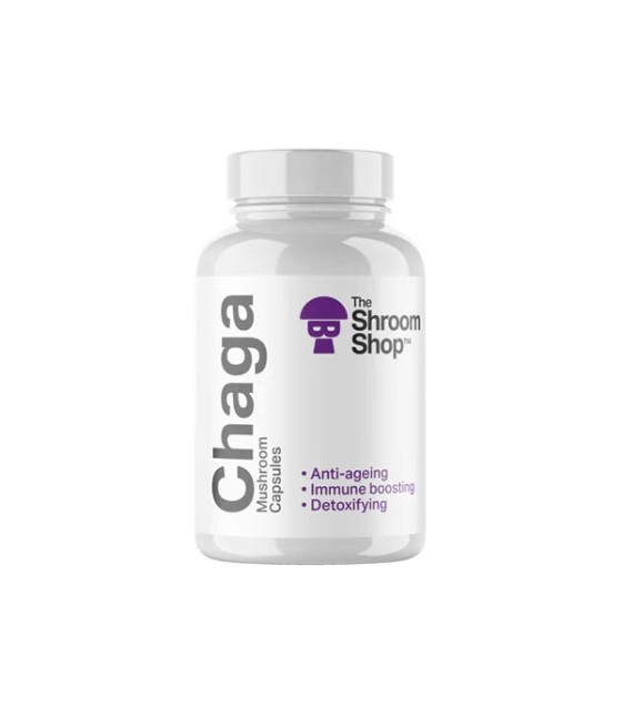 The Shroom Shop Chaga Mushroom 45000mg Capsules - 90 Caps