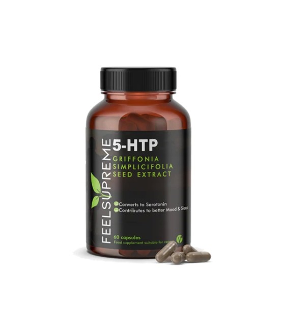 Feel Supreme 5-HTP Griffonia Simplicifolia Seed Extract Capsules - 60 Caps