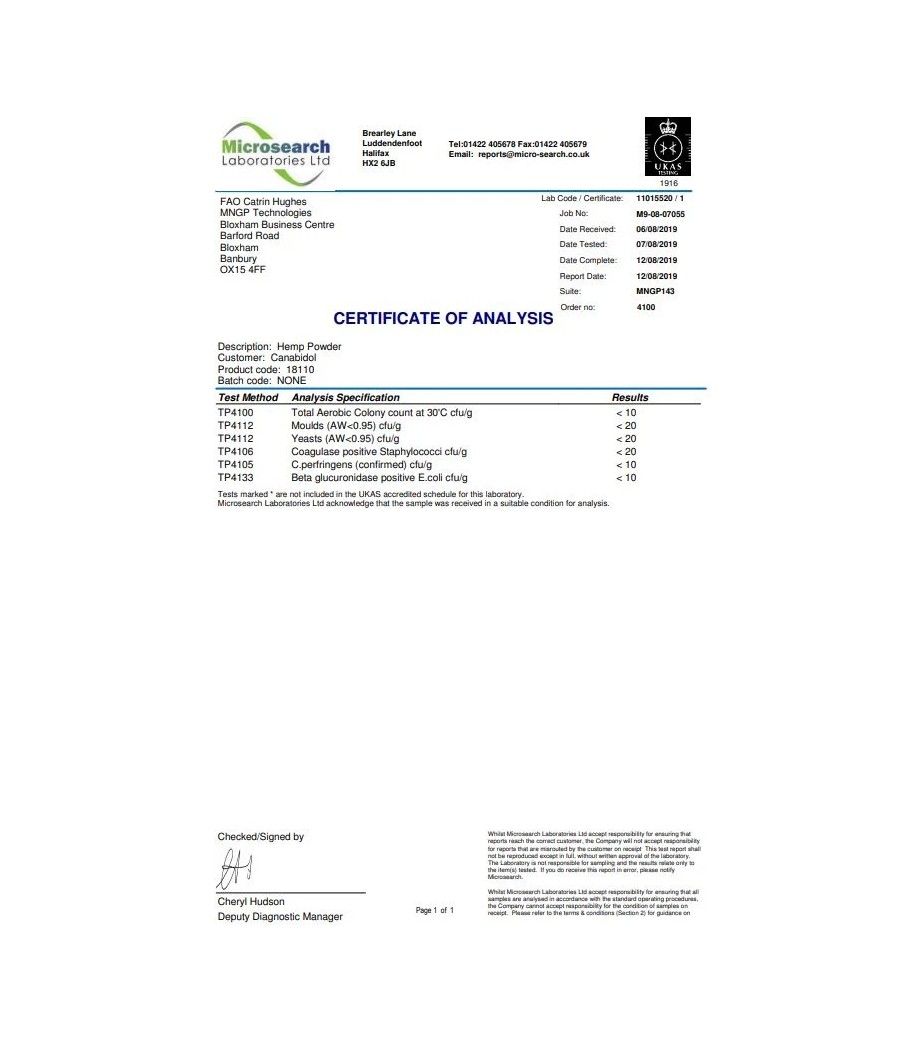 CBD by British Cannabis 300mg CBD Oral Capsules 30 Caps - Mind