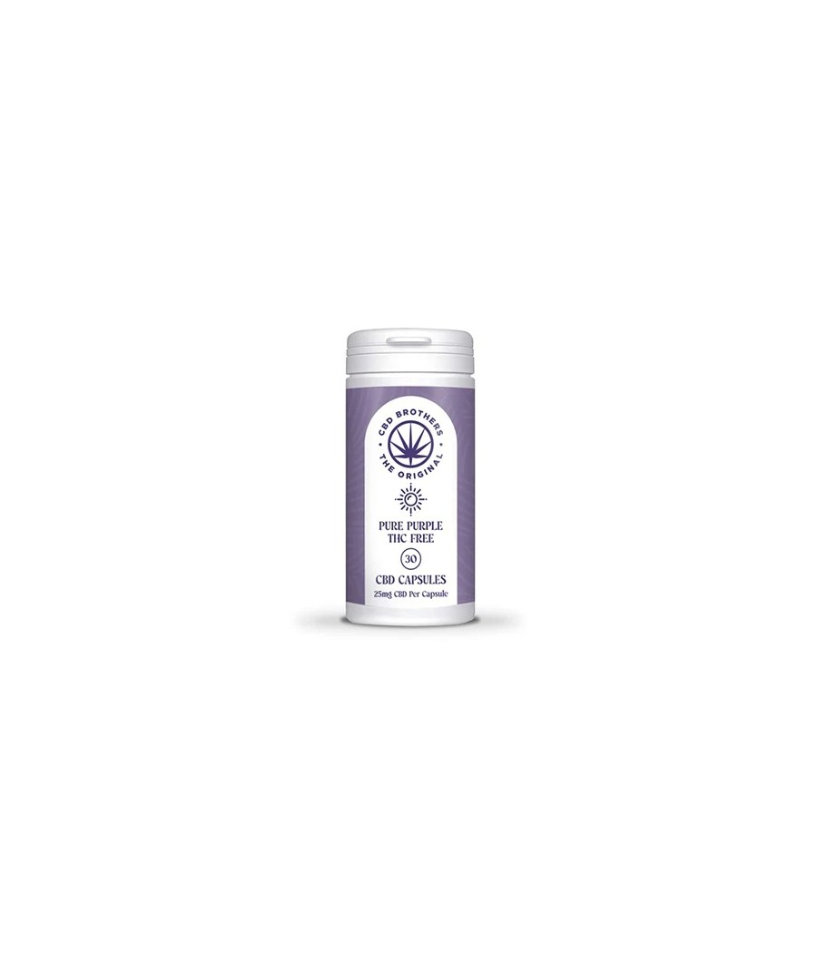 CBD Brothers Pure Purple 750mg CBD Vegan Capsules - 30 Caps