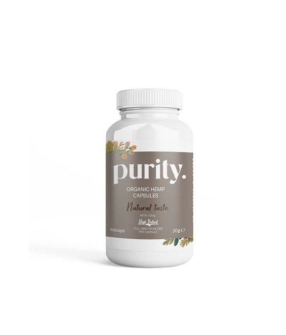Purity 600mg Full-Spectrum High Potency CBD Capsules - 60 caps
