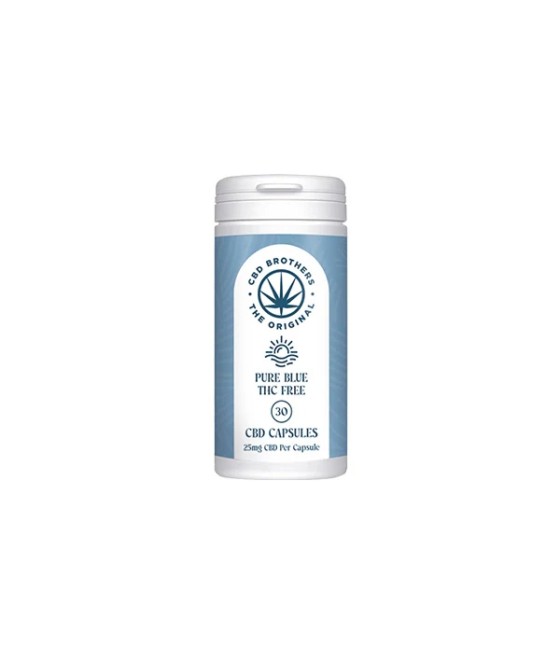CBD Brothers Pure Blue 750mg CBD Vegan Capsules - 30 Caps