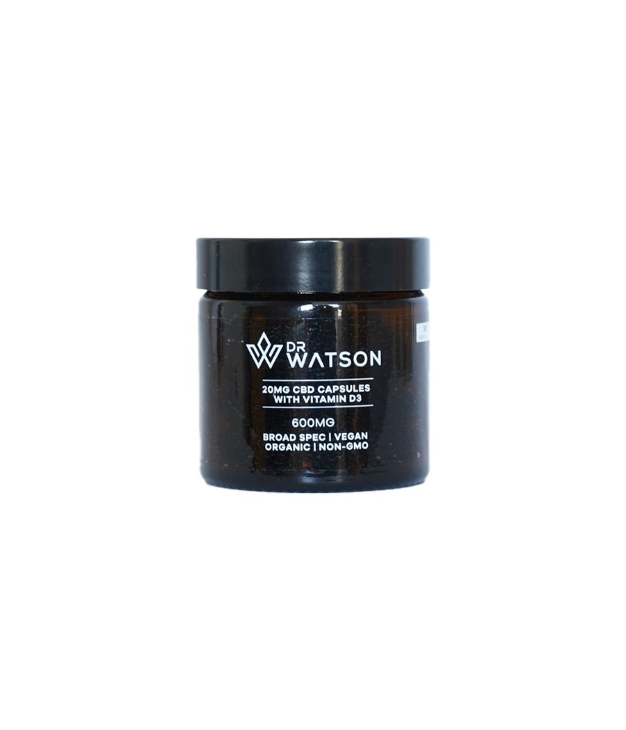 Dr Watson 600mg CBD Capsules - 30 Caps