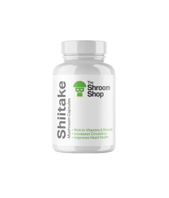 The Shroom Shop Shiitake Mushroom 45000mg Capsules - 90 Caps