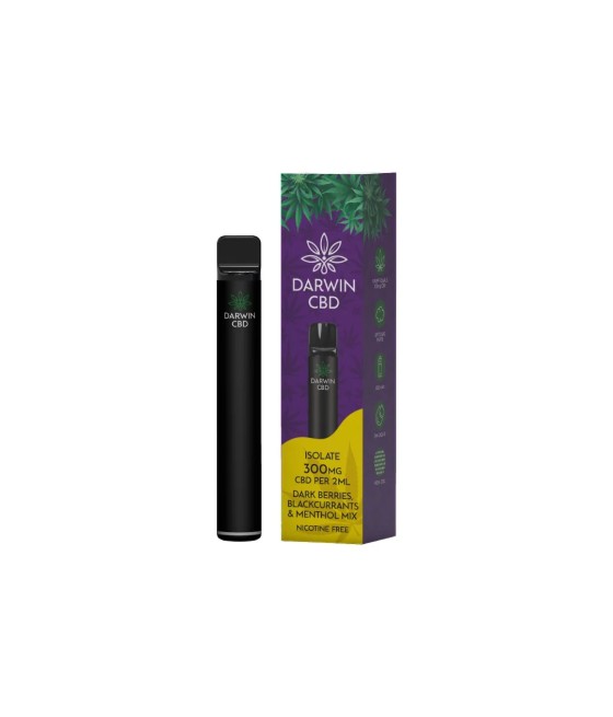 300mg Darwin CBD Prefilled Pod Vape Kit 600 Puffs