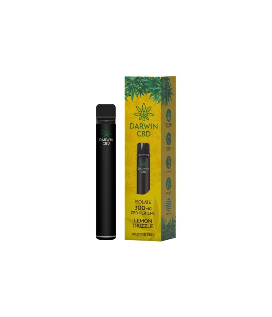 300mg Darwin CBD Prefilled Pod Vape Kit 600 Puffs