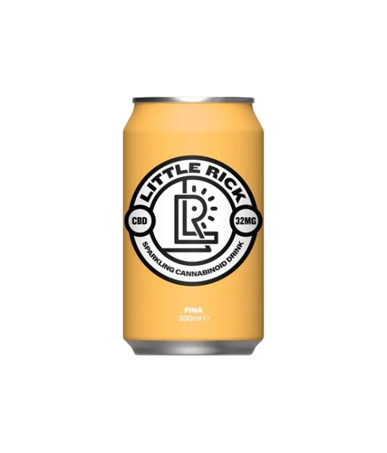 12 x Little Rick 32mg CBD Sparkling 330ml Pina
