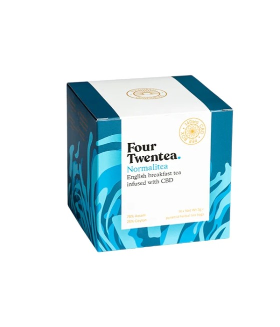 Four Twentea English Breakfast 10mg CBD Tea - Normalitea
