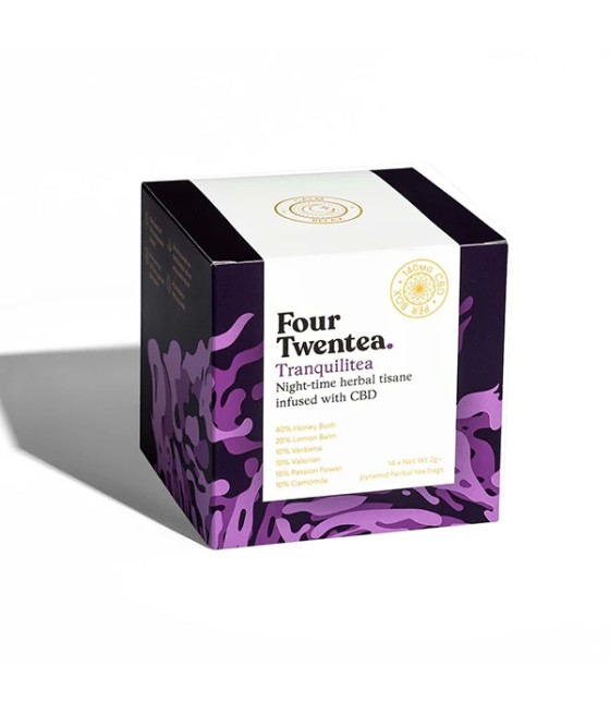 Four Twentea Herbal 10mg CBD Tea - Tranquilitea