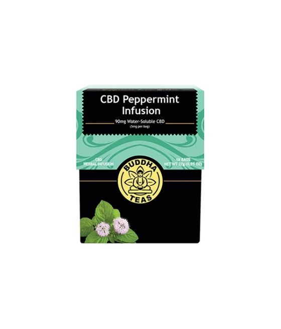 Buddha Teas 5mg CBD Tea Bags - Peppermint Infusion