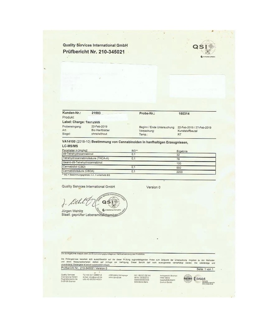 The Unusual Tea Company 3% CBD Hemp Tea - English Breakfast 40g