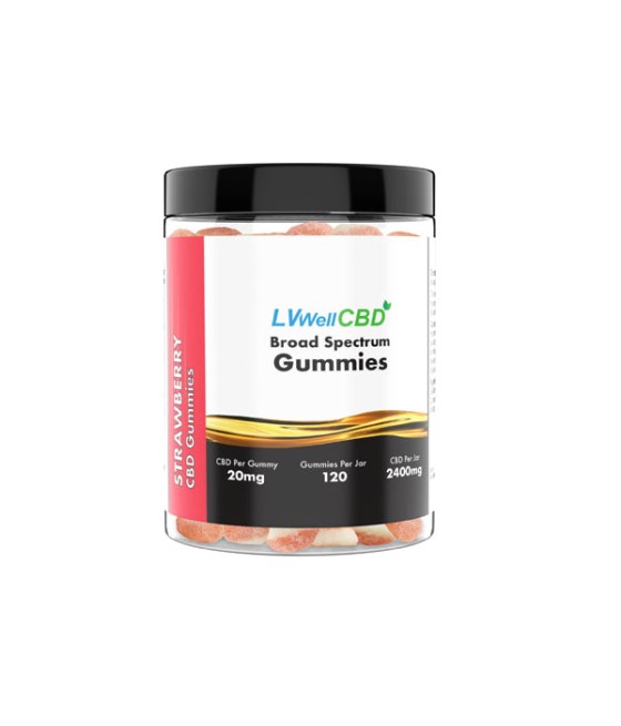 LVWell 2400mg CBD Gummies -...