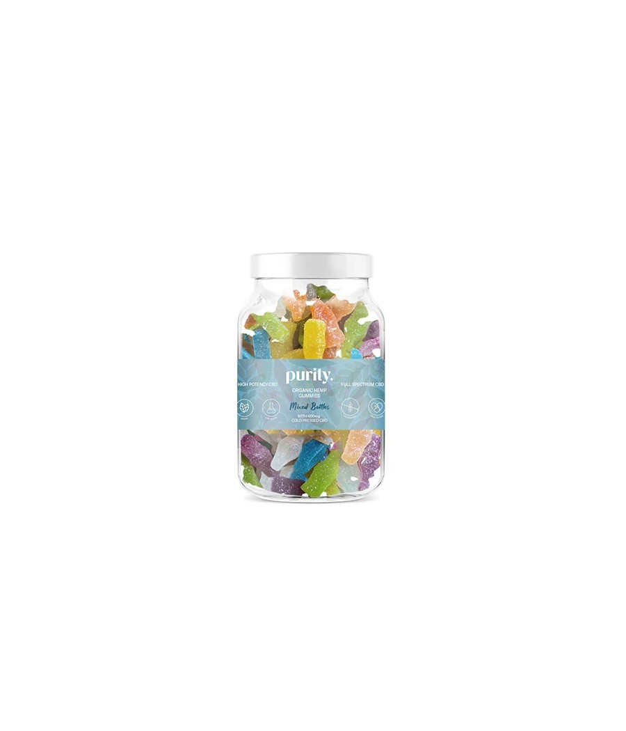 Purity 600mg Full-Spectrum CBD Vegan Gummies 400g