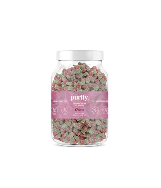Purity 600mg Full-Spectrum CBD Vegan Gummies 400g