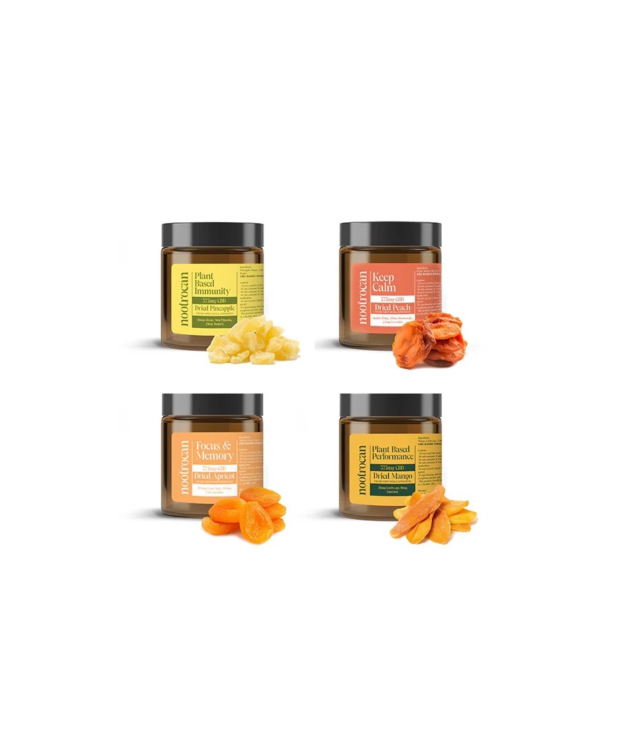 Nootrocan 375mg Full Spectrum CBD Nootropic Dried Fruits - 150g