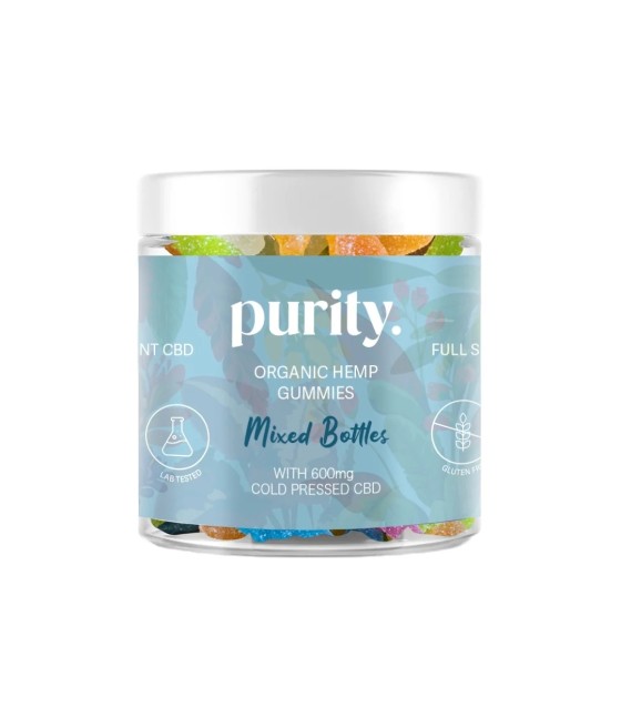 Purity 600mg Full-Spectrum CBD Vegan Gummies 150g