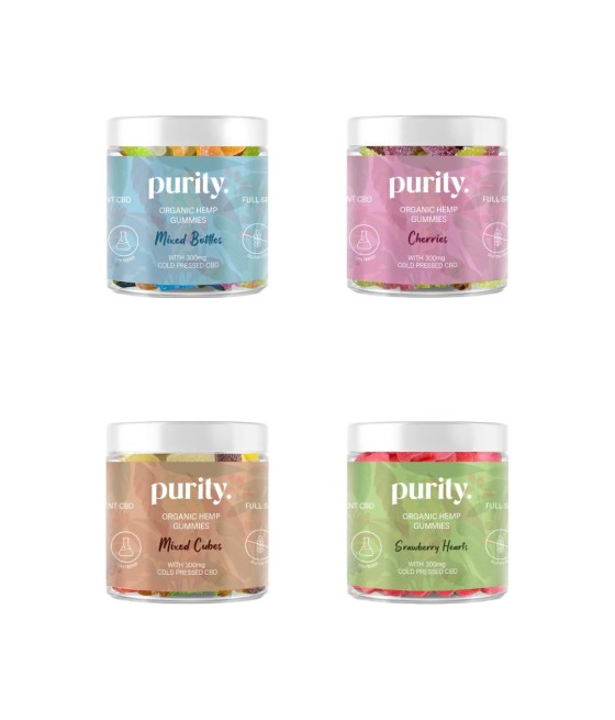 Purity 300mg Full-Spectrum CBD Vegan Gummies 150g