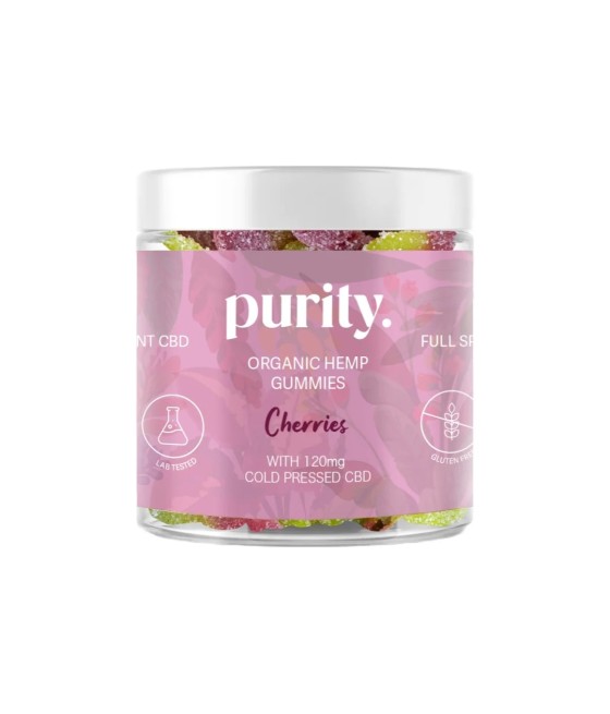Purity 120mg Full-Spectrum CBD Vegan Gummies 150g