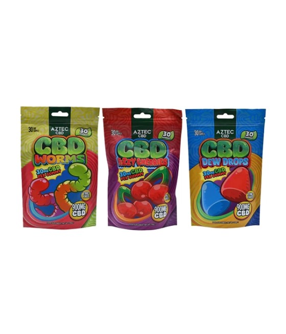 Aztec CBD 900mg Gummies - 150g