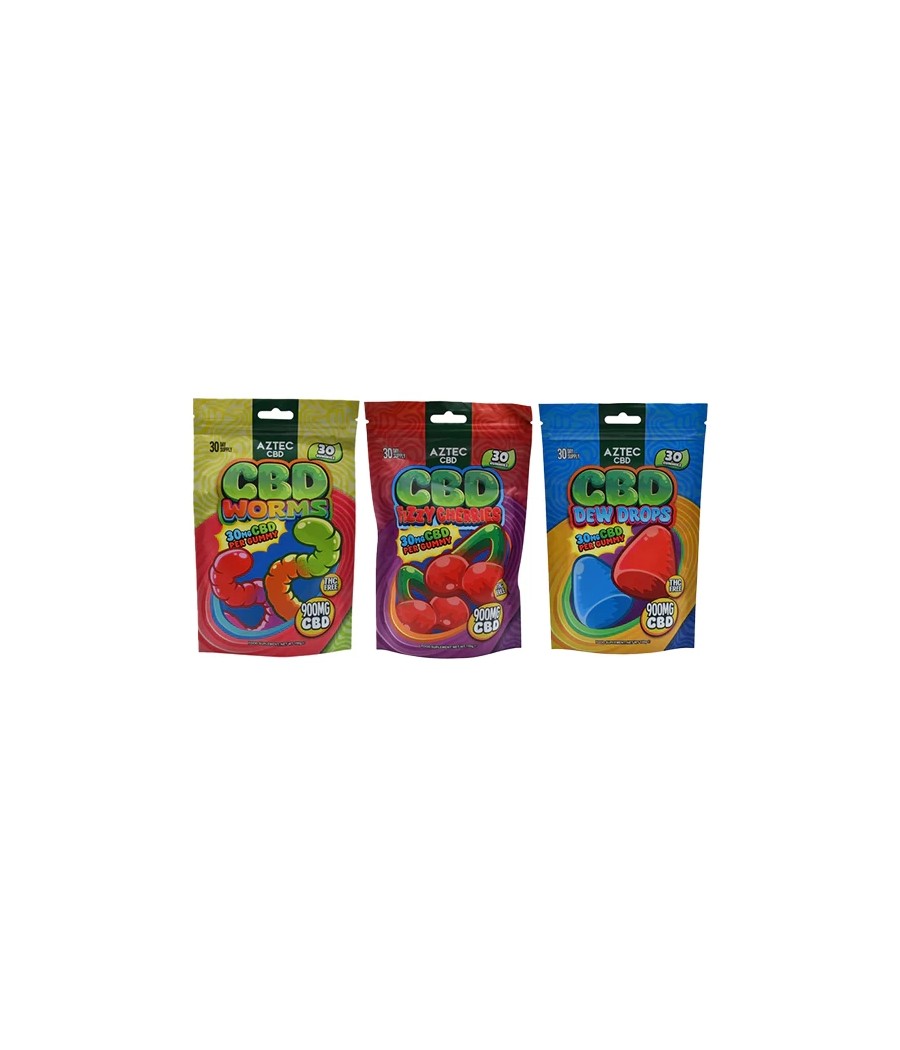 Aztec CBD 900mg Gummies - 150g