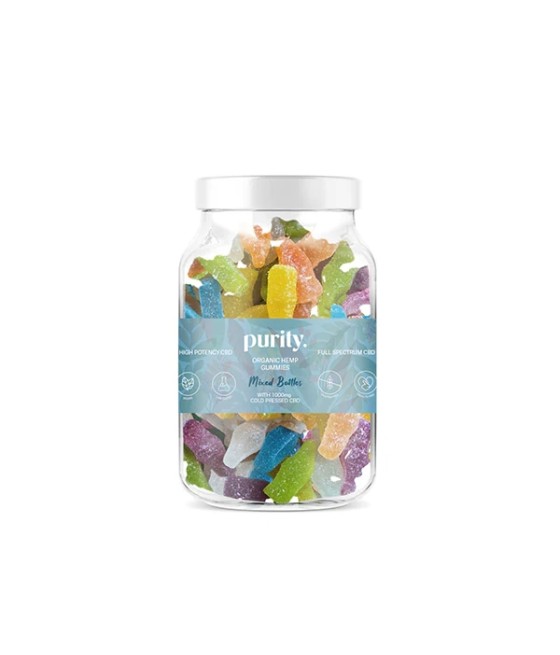 Purity 1000mg Full-Spectrum CBD Vegan Gummies 400g