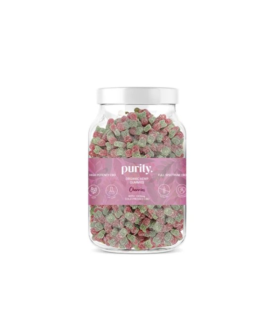 Purity 1000mg Full-Spectrum CBD Vegan Gummies 400g