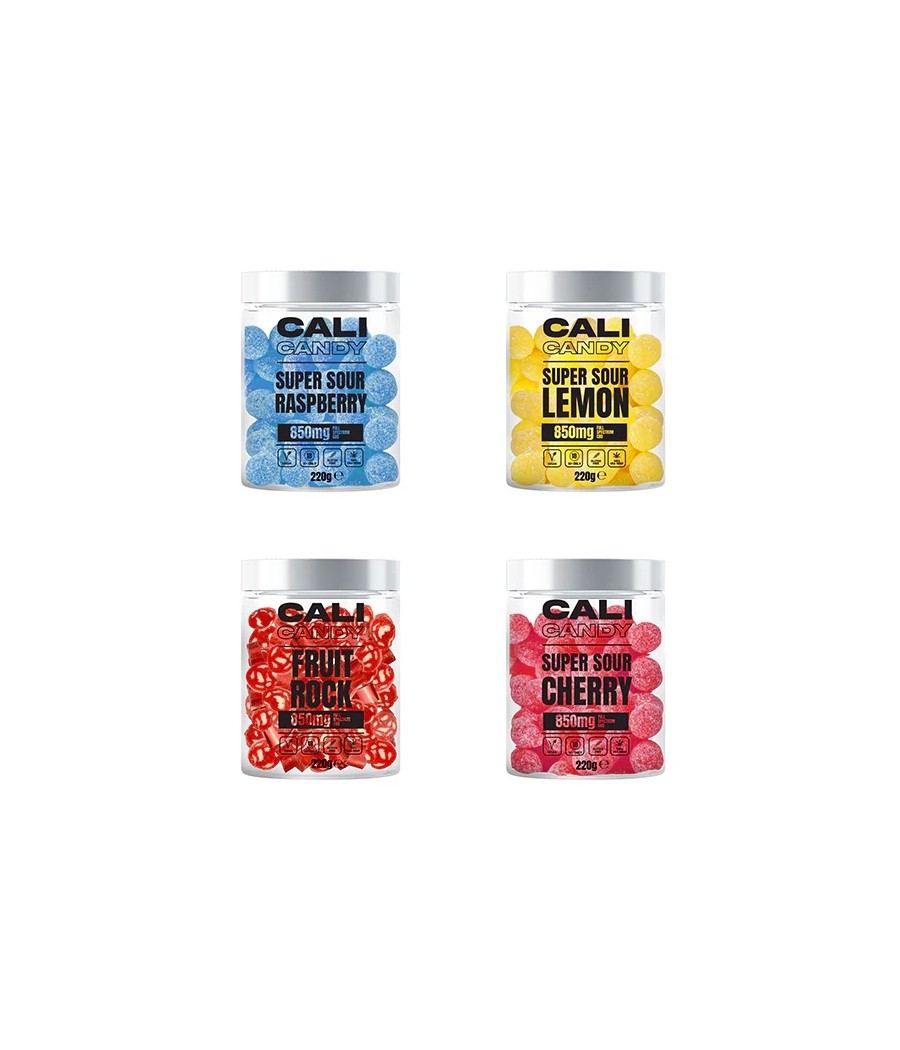 CALI CANDY 850mg Full Spectrum CBD Vegan Sweets (Small) - 10 Flavours