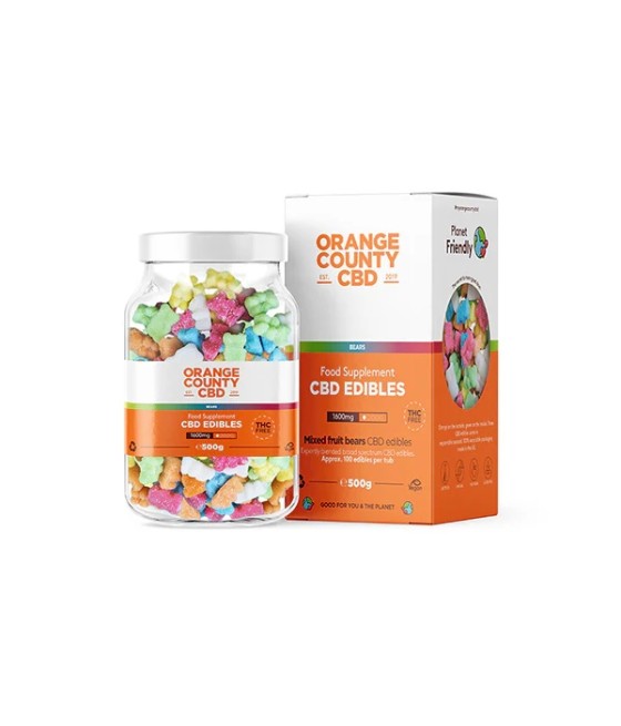 Buy Orange County CBD 1600mg Gummies - Large Pack | Express CBD UK