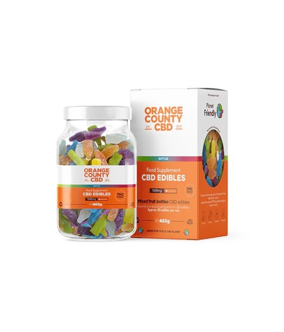 Buy Orange County CBD 1600mg Gummies - Large Pack | Express CBD UK
