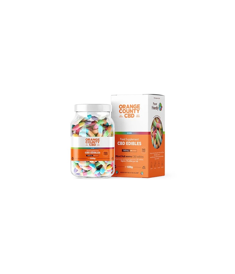 Buy Orange County CBD 1600mg Gummies - Large Pack | Express CBD UK