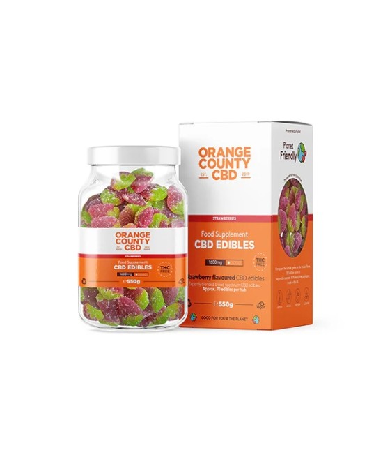 Buy Orange County CBD 1600mg Gummies - Large Pack | Express CBD UK