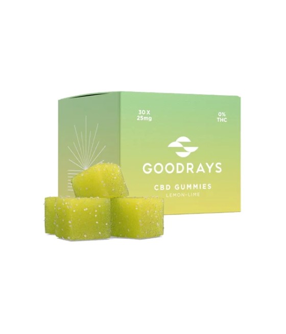 Goodrays 750mg CBD Gummies - 30 Pieces