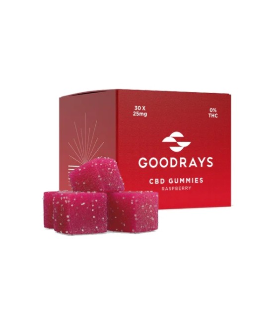 Goodrays 750mg CBD Gummies - 30 Pieces