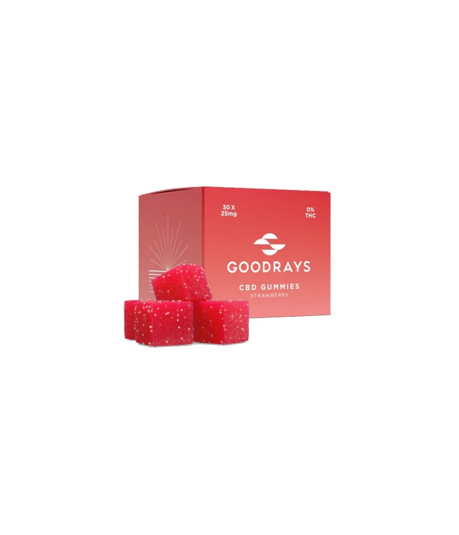 Goodrays 750mg CBD Gummies - 30 Pieces