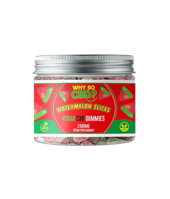 Why So CBD? 1500mg Broad Spectrum CBD Small Vegan Gummies - 11 Flavours