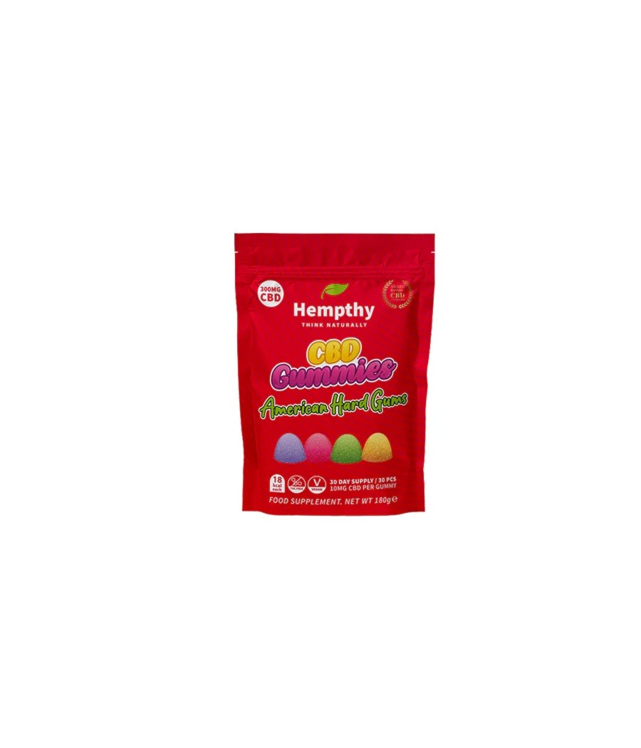 Hempthy 300mg CBD Gummies 30 Ct Pouch