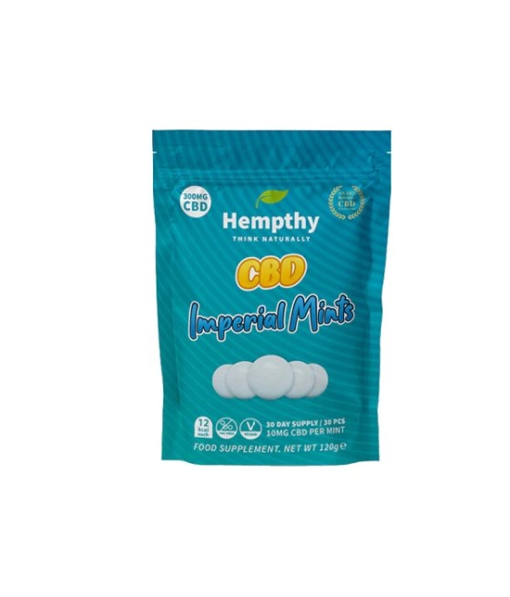 Hempthy 300mg CBD Gummies 30 Ct Pouch