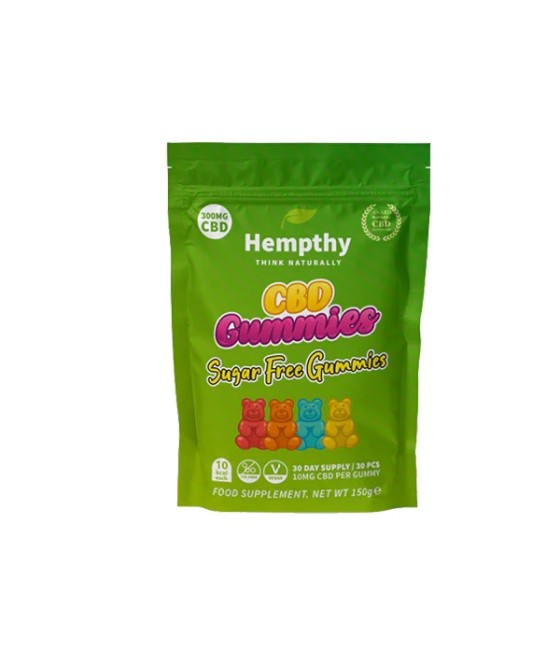 Hempthy 300mg CBD Gummies 30 Ct Pouch