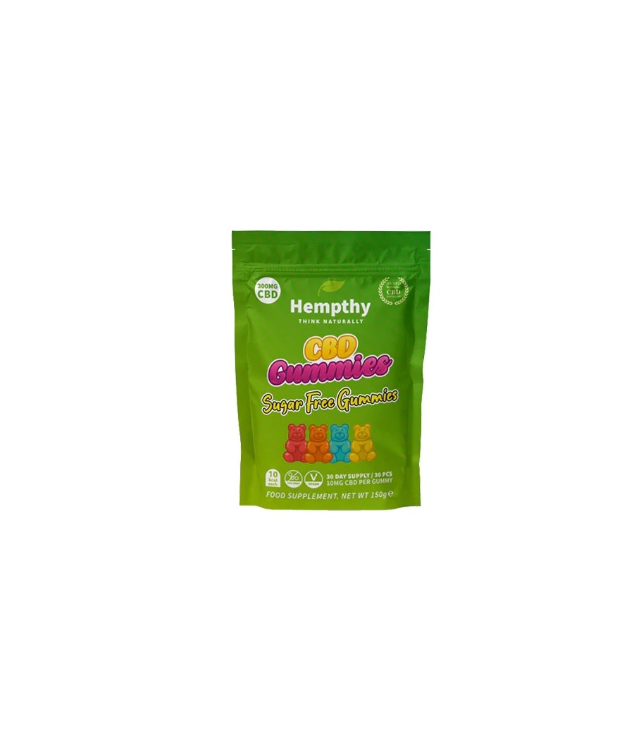 Hempthy 300mg CBD Gummies 30 Ct Pouch