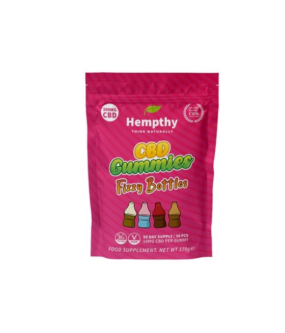Hempthy 300mg CBD Gummies 30 Ct Pouch